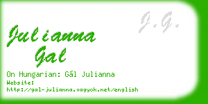 julianna gal business card
